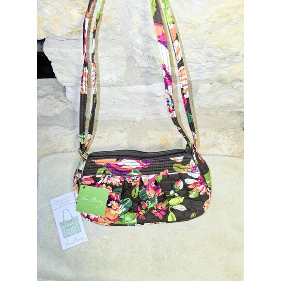 Vera Bradley English Rose, Whitney Quilted Purse Handbag New With Tags - Picture 2 of 8